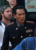  Wes Studi on Location for "Kings" - September 24, 2008