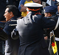  Wes Studi on Location for "Kings" - September 24, 2008