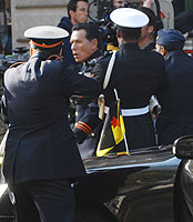  Wes Studi on Location for "Kings" - September 24, 2008