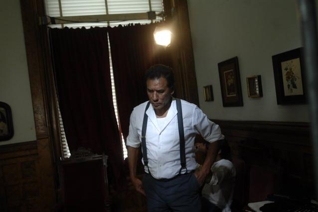 Wes Studi as Sam Franklin in "The Only Good Indian" 