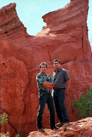 Wes Studi as Joe Leaphorn and Adam Beach as Jim Chee Wes Studi as Joe Leaphorn and Adam Beach as Jim Chee