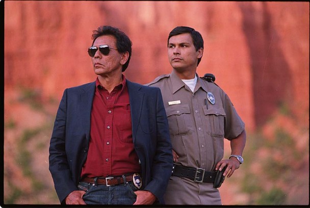 Wes Studi as Joe Leaphorn and Adam Beach as Jim Chee Wes Studi as Joe Leaphorn and Adam Beach as Jim Chee